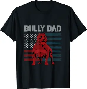 I'm A Bully Breeder Dad Animal Bully Dog T-Shirt - Elizabethmc Shop 92B0BR5YM2QT
