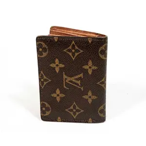 Pre-owned Louis Vuitton Coated Canvas Card Holder Monogram Pocket Organizer