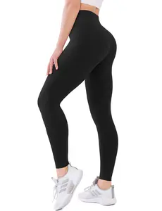 Women's High-Waisted Buttery Soft Leggings, Basic Minimalist Lady's Workout Yoga Bottoms