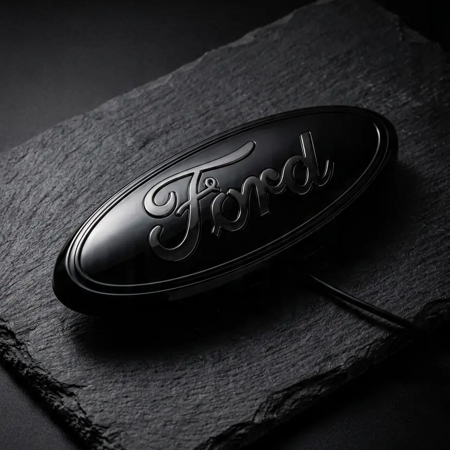 Ford Dynamic Animated Grille Badge - LED Car Lights Logo,Easy Install Plug & Play Automobile Exterior Decoration,No Wiring OEM-Style Upgrade Accessory for F-150,Transit Truck Mods