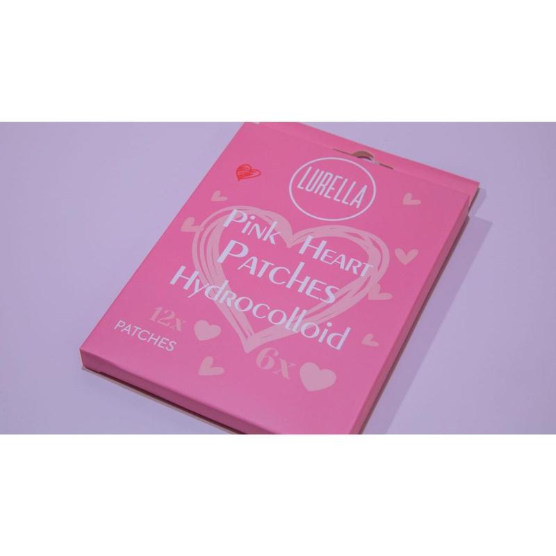 Pink Heart Pimple Patches