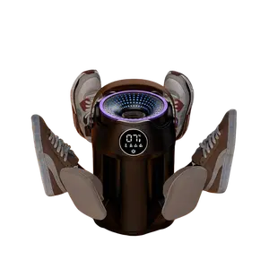 Electric Portable Shoe Dryer, Foldable Small Footprint Automatic Sterilizer Dryer Combo with Fast Drying, Auto Timer, Constant Temp, Deodorizing, Durable Design for Home, Travel Use