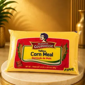 Madame Gougousse Yellow Corn Meal 24 oz Fine Semoule de Maïs 680g Premium Quality