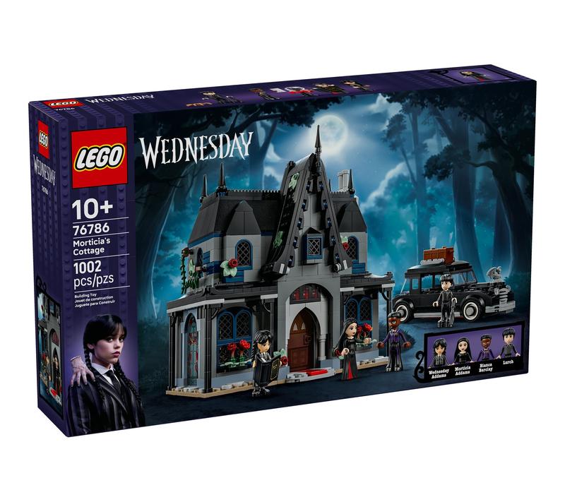 LEGO Wednesday Morticia's Cottage Halloween Gift, Model Buildi