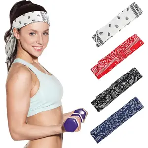 4 Pcs Sports Bandana Hair Band Sweat Absorbing Yoga Headband Anti Sweating Bundle Headband Drift Belt Adjustable Non Slip Hairband Fashion Accessories