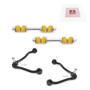 4 PC Front Upper Control Arm and Front Stabilizer Bar Link Kit GDX  97436MT