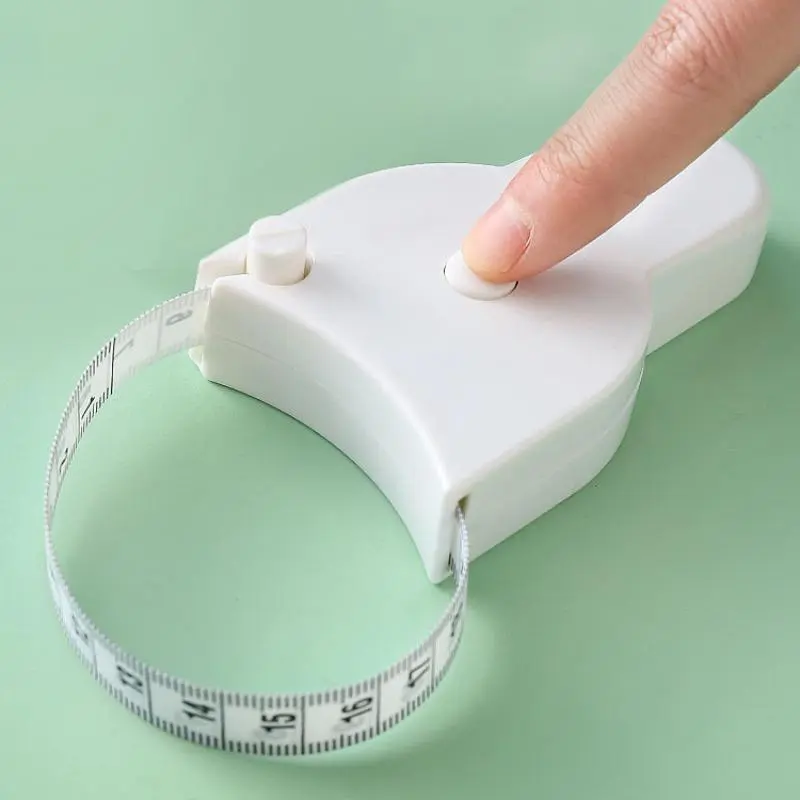 Auto Locking Telescopic Fitness Measuring Tape, Durable Portable Body Measurement Tool, Accurate Reading Measuring Tool for Men and Women, Soft Tape Measure, Retractable Measuring Tape