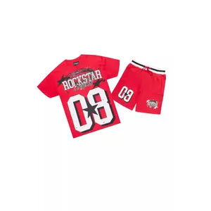 Allstar Red/White T-Shirt Short Set