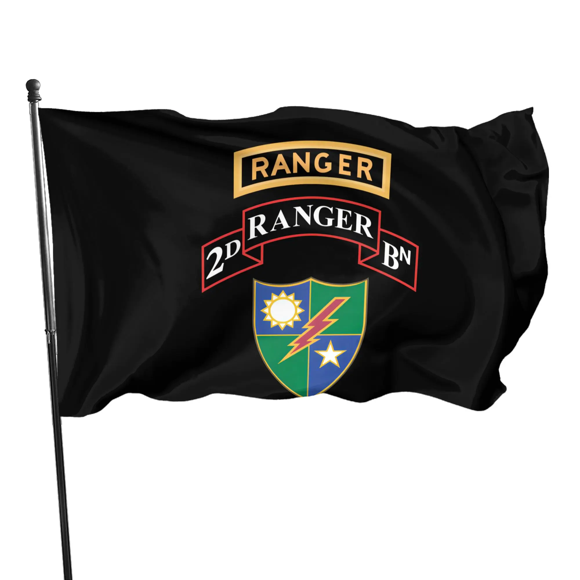 2nd Battalion 75th Ranger Regiment Flag 3' X 5' Indoor Outdoor Banner ...