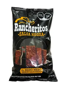 Rancheritos Salsa Negra Mexican Corn Chips Snack 225 g