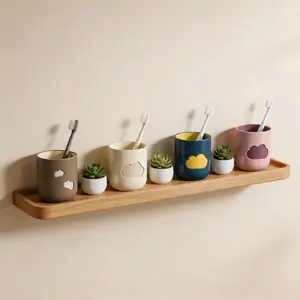 Cloud Mouthwash Cup, Hard PP Material, Thickened Nordic Simple Couple Toothbrush Cup, Home Water Cup, Brushing Cup