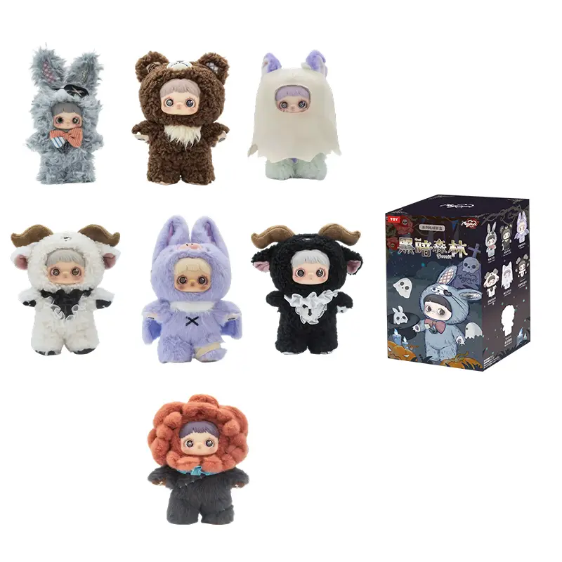 TOPTOY MayMei Dark Forest Series Plush Blind Box - Blind Bags Random Surprise Set, Cute Plush Pendant, Unique Exterior Design, Festive/Birthday Gift for Mom