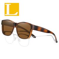 Dot Tortoise Frame Brown Lens