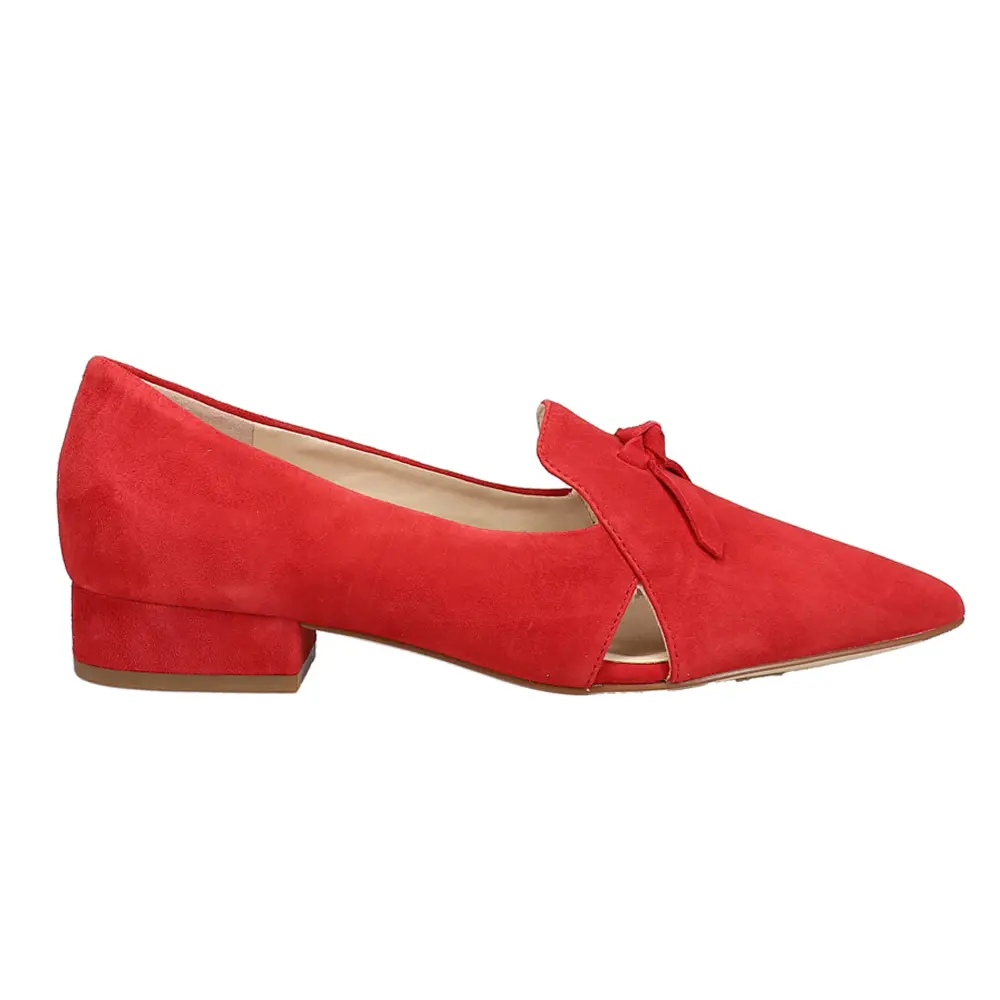 Cole Haan Womens Viola Skimmer Slip On Flats Casual - Red