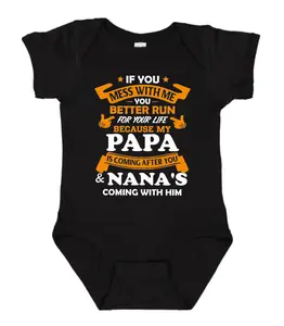 [Lunicora] If You Mess With Me... Onesie, Funny Baby Bodysuit, Sarcastic Novelty Baby Onesie, Funny Infant Onesie