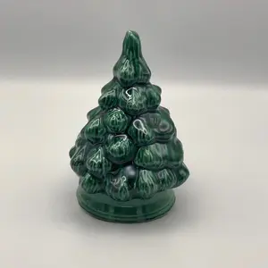 Mini Ceramic Christmas Tree - Festive Home Decor Nature Ornaments Decoration
