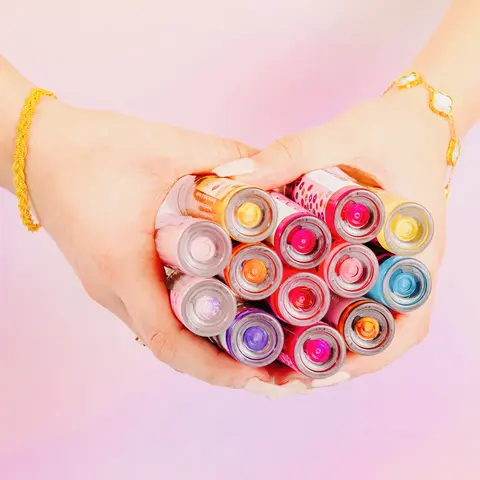 Aminnah Scented Cosmetic Lip Gloss Collection - Fruity (Pumpkin, Peach, Spice), Sweet, Hydrating Glosses | Available in 1pc, 4pc, 6pc, 8pc & 12pc Gift Sets