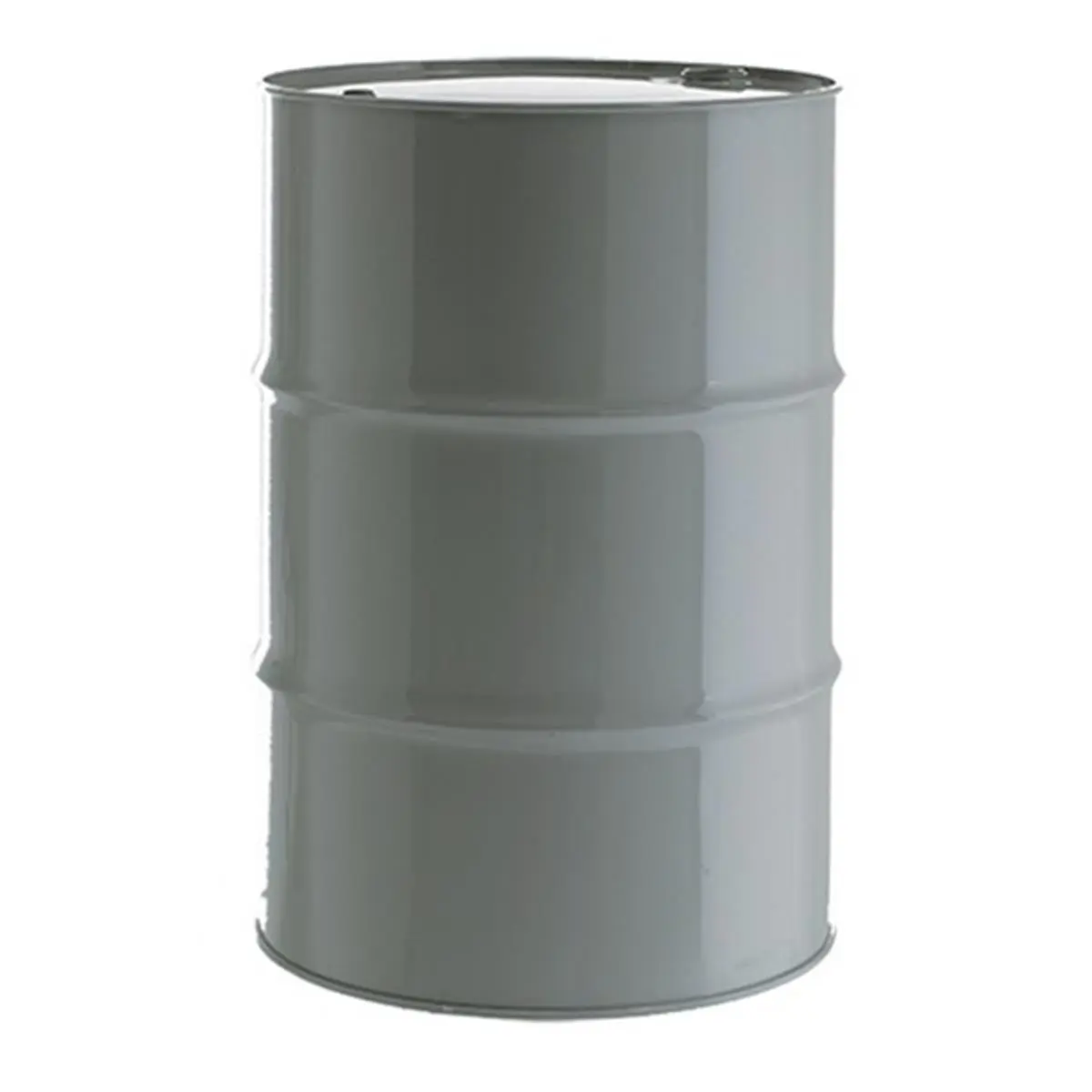 212 MAIN 55gal Closed-Top Unpainted Steel Barrel - Heavy-Duty Home Care Supply Bin, Barrel Stove Design Storage Solution, 23" H x 23" W x 35" L for Garage, Remote Cabins, Steel Barrels