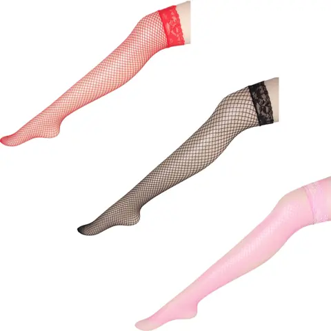"Women's Knee High Fishnet Stockings for Costume Party Cosplay Hosiery " Fabric Lightweight