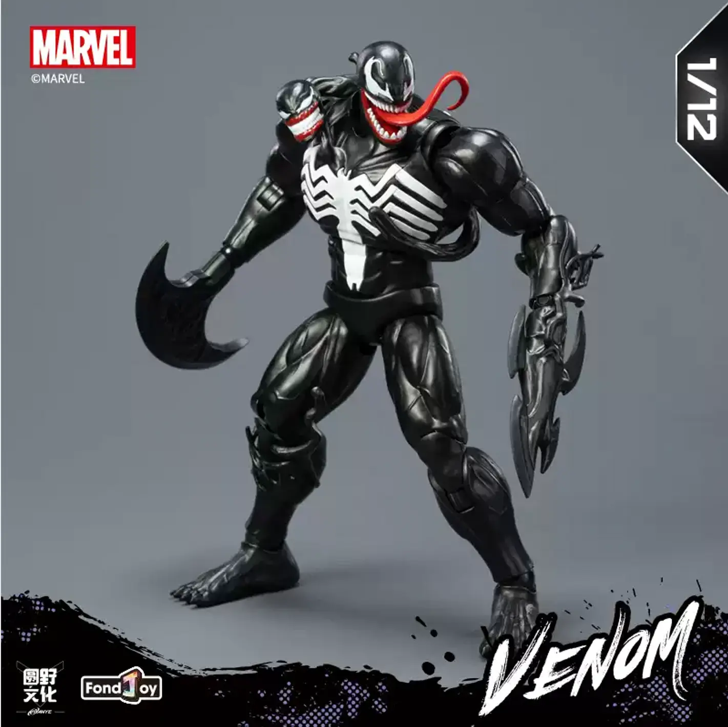 Marvel Venom 1/12 Scale Assemble  Action Figure