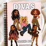 Divas Fashion Coloring Book: 30 Coloring Pages, Dolls - Spiral Edition Physical Book