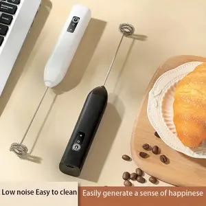 Electric Milk Frother, Birthday Gift, Handheld Battery-Powered Electric Milk Frother, Portable Mini Electric Milk Frother, Perfect Birthday Gift for Cappuccino, Latte, Matcha, Coffee Enthusiasts