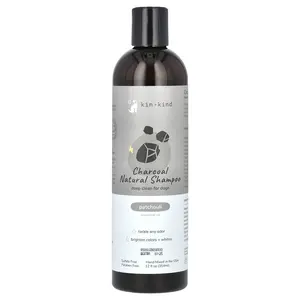 Kin+Kind Charcoal Natural Shampoo for Dogs, Patchouli, 12 fl oz (354 ml)