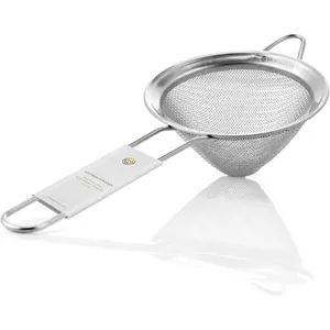 3.3" Fine Mesh Strainer for Kitchen, 304 Stainless Steel  Sieve Sifters For , Liquid Drink Strainers Cup for , Rice, Oil, Noodles, Fruits, Vegetables ()