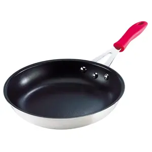 Browne Foodservice THERMALLOY 2-Ply Excalibur Fry Pan, Aluminum, 12 Inch