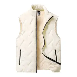 Men's Outdoor Winter Fleece Vest, Soft Warm Comfortable Fitted Sleeveless Jacket, Single Piece, Ideal for Cold Weather Activities
