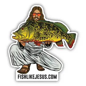 JC Peacock Bass Sticker
