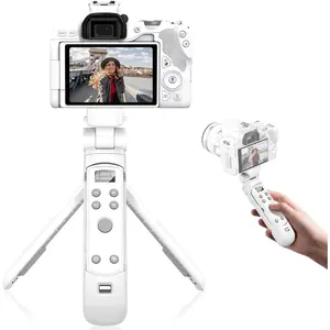 Tripod for  Camera,   Grip with Remote Control - Tripod Stand with Rechargeable Shutter Release for R8/G7 X III/R50/R10/R100/M50/M200/M6 II/G5 X II, Replace HG-100TBR