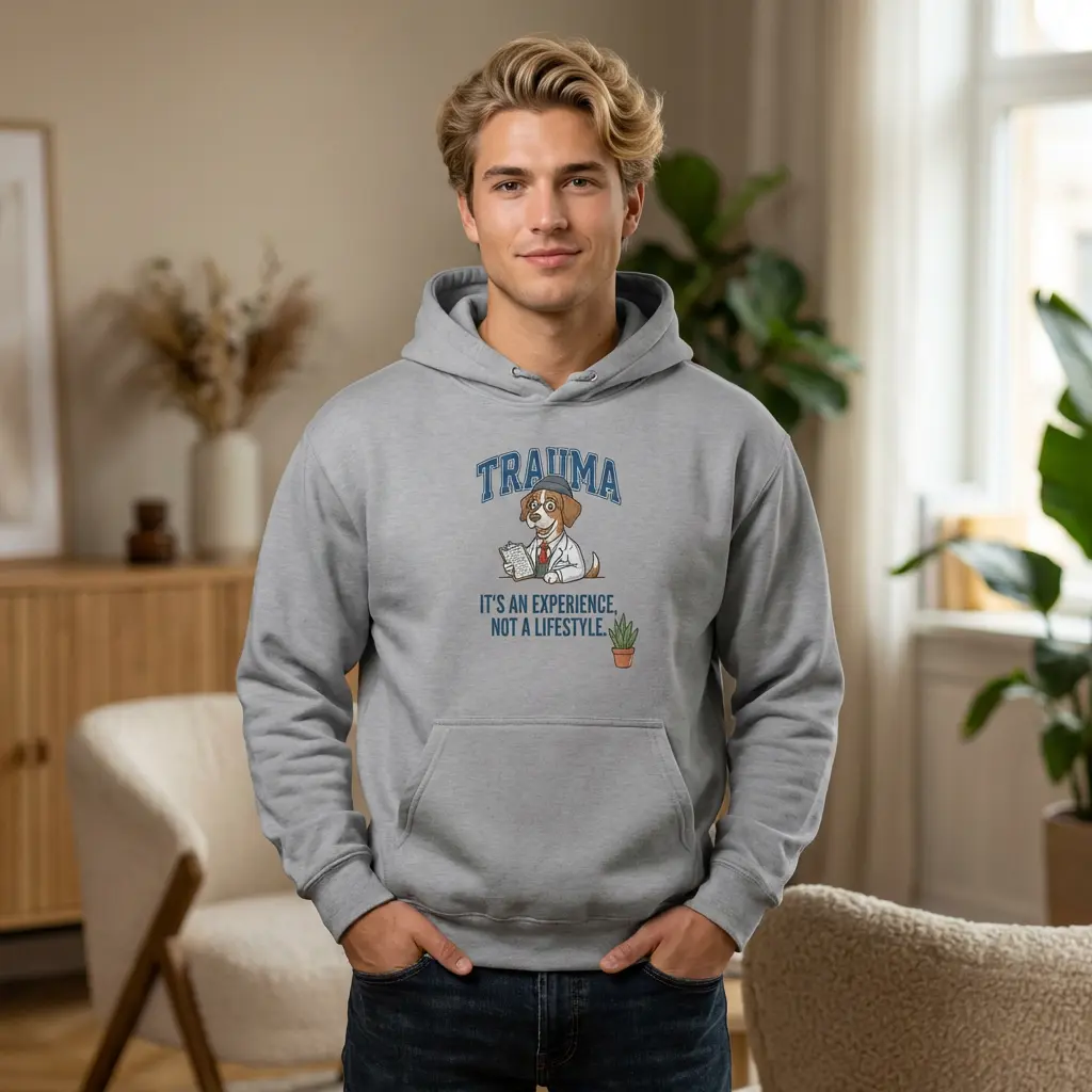 Trauma: It's An Experience, Not A Lifestyle Hoodie