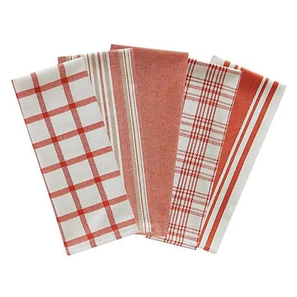 Design Imports Assorted  Woven Kitchen Towel 5-pack