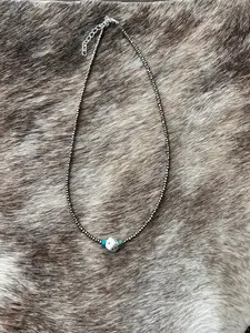 Silver and Dice Necklace (Gold available)