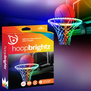 Brightz HoopBrightz LED Basketball Hoop Light – Score & Celebrate with Motion-Activated Color Magic! 2025’s Hottest Gift for Basketball Fans – Kids & Teens Love It!