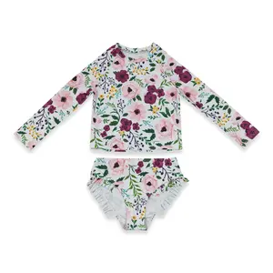 floral print Summer Kids Swimwear