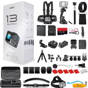 GoPro HERO13 - Waterproof Action Camera + 512GB Card and 50 Piece Accessory Kit