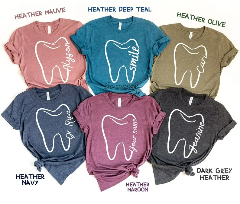 Dentist Custom Shirt, Dentist Personalized Shirt, Tooth Shirt