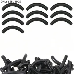 Universal Eyelash Curler Refill Pads Soft Black Rubber Replacement Strips Long Lasting Elasticity Gentle on Lashes Creates Natural Curl Essential Makeup Tool Refill