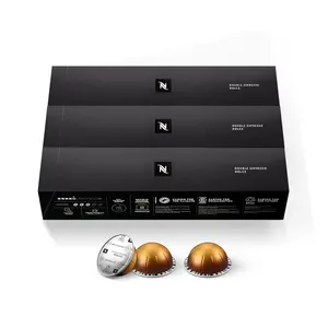 Nespresso Capsules Vertuo, Double Espresso Dolce, 30-Count Espresso Pods, Brews 2.7 oz. Coffee Beverage Bean Beverage Bean