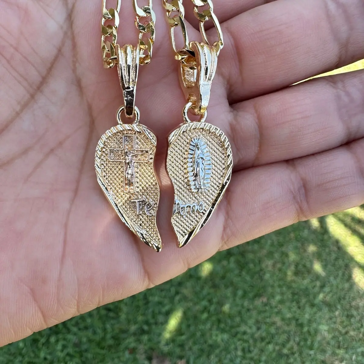 Breakable Heart Necklace for two 22” chain And 24” chain included Breakable Heart Necklace for two 22” chain And 24” chain included