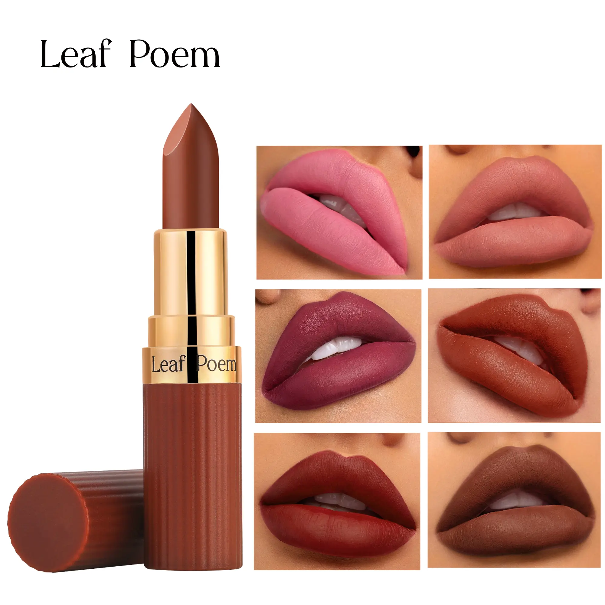 Women's Long Lasting Waterproof Matte Lipstick - Lightweight, Moisturizing, Silky, Daily Use - Christmas Makeup - Suitable for All Skins