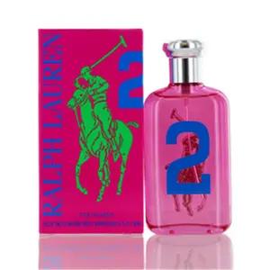 Ralph Lauren Polo Big Pony No.2 Women's Eau De Toilette Spray - 3.4 fl oz, Fresh, Cranberry Top Note, Floral Accord, Day Wear Fragrance, Daywear Use