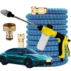 Garden Hose Set, Durable Garden Hose, Expandable Garden Hose with High Pressure Sprayer & Connector, Watering & Irrigation Supplies for Washing Car & Watering Plants