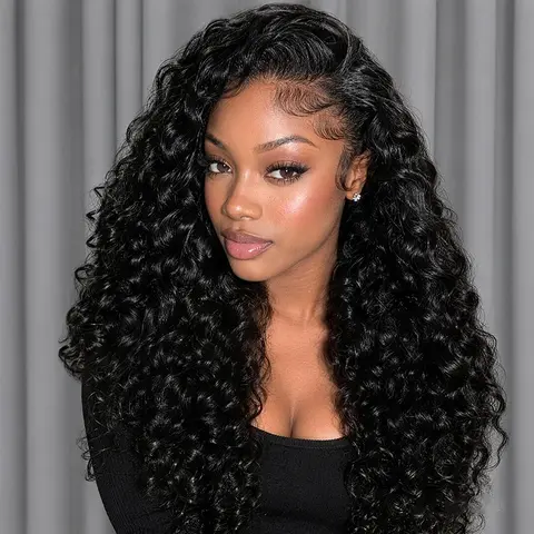ISEE HAIR Beach Curly Wear Go Half Wig – Glueless Human Hair Wig Invisible Hairline Drawstring Seamless Blend Beginner Friendly Hairpiece No Leave Out Flip Over Wig  Hairstyles  #TikTokShopFallDealsForYou