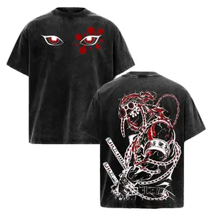 Tengen Uzui Flashy Warrior T-Shirt – Vintage Washed Demon Slayer Sound Hashira Graphic Tee, Anime Art Shirt, Oversized Soft Cotton Streetwear, Unisex Casual Apparel, Gift for Anime Fans
