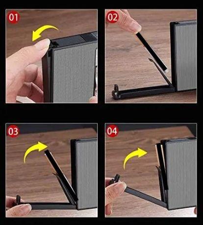 2026 Portable Windproof Lighter Storage Case, USB Rechargeable, for Bedroom, Office & Outdoor, Ideal Gift for Men & Friends (Butane Not Included)