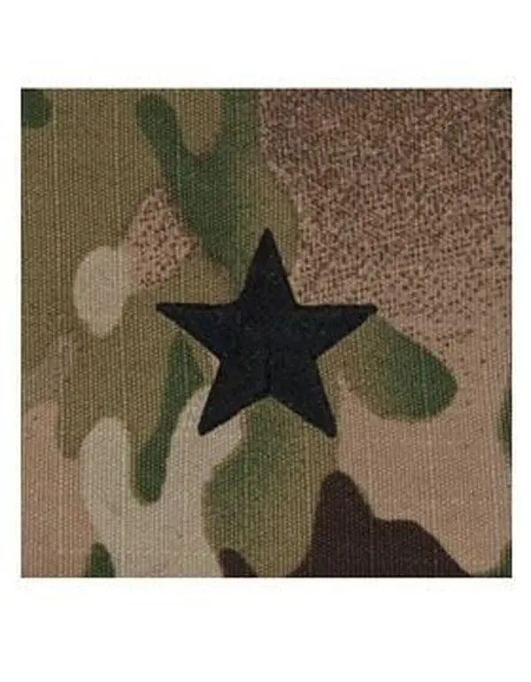 U.S. Army O7 Brigadier General Rank OCP 2x2 Sew-On Rank