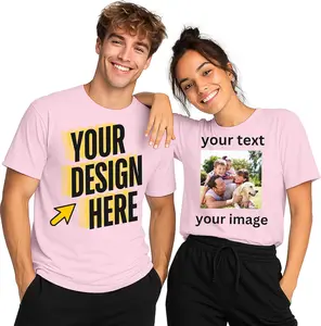 Custom T-Shirt for Men & Women - Personalized Tshirts with Photo and Text - Front and Back Printed Unisex Shirt